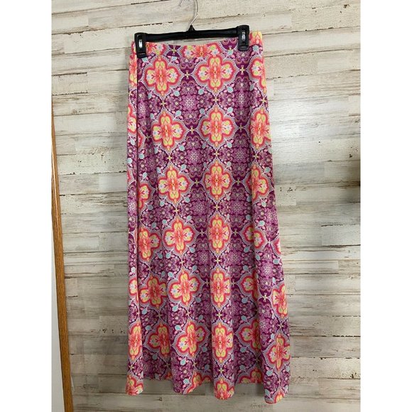 Great Northwest Dresses & Skirts - Great Northwest Indigo Paisley Print Maxi Skirt Size Small